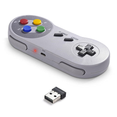 miadore 2.4G Wireless Controller Chargeable Classic SNES USB Gamepad Joystick mit USB-Empfänger/Lade