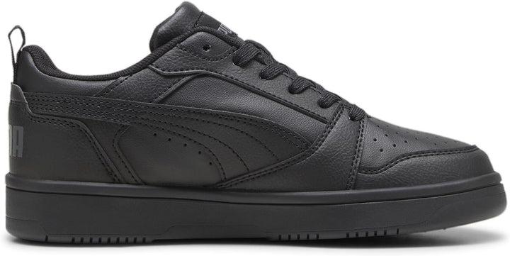 PUMA Unisex Kinder Rebound V6 Lo Jr Sneaker 37.5 EU Schwarz Grau Black Shadow Gray, 37.5 EU Schwarz