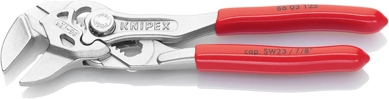 KNIPEX Zangenschlüssel Zange und Schraubenschlüssel in einem Werkzeug (250 mm) 86 03 250 SB (SB-Kart