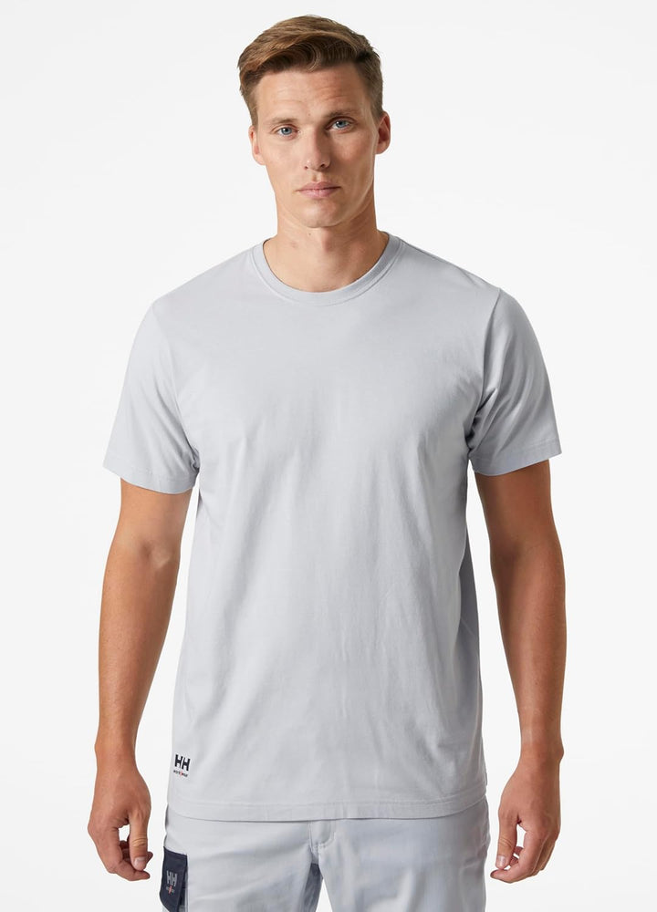 Helly Hansen Workwear Herren Classic T-Shirt XL Grauer Nebel, XL Grauer Nebel