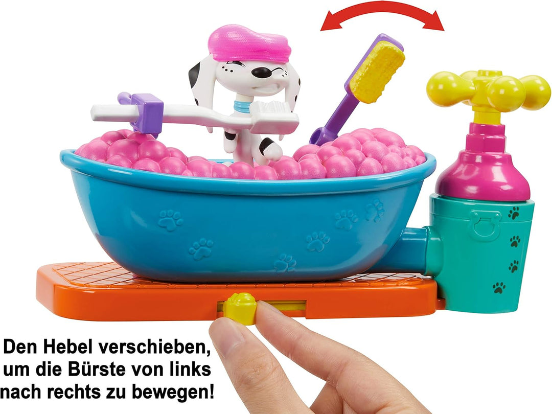 Mattel GBM47 Disney Das Haus der 101 Dalmatiner Bürstenbad, Mehrfarbig