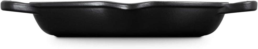 Le Creuset Signature Hohe runde Grillpfanne aus Gusseisen, für alle Herdarten und Backöfen, 25 cm, S
