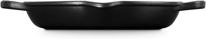 Le Creuset Signature Hohe runde Grillpfanne aus Gusseisen, für alle Herdarten und Backöfen, 25 cm, S