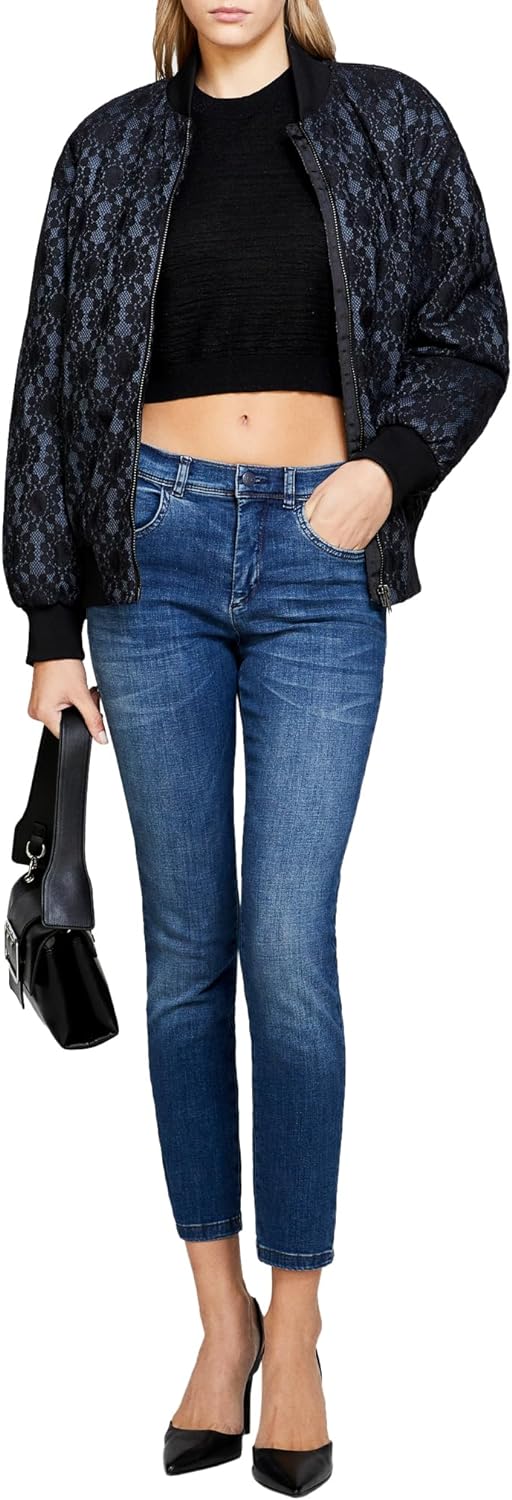 Sisley Damen Trousers 4RR3575V7 Jeans, Blue Denim 901, 33