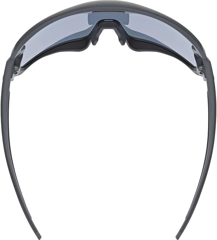 Uvex Unisex Sportstyle 231 Sportbrille (1er Pack) Einheitsgrösse black-grey mat/mirror silver, Einhe