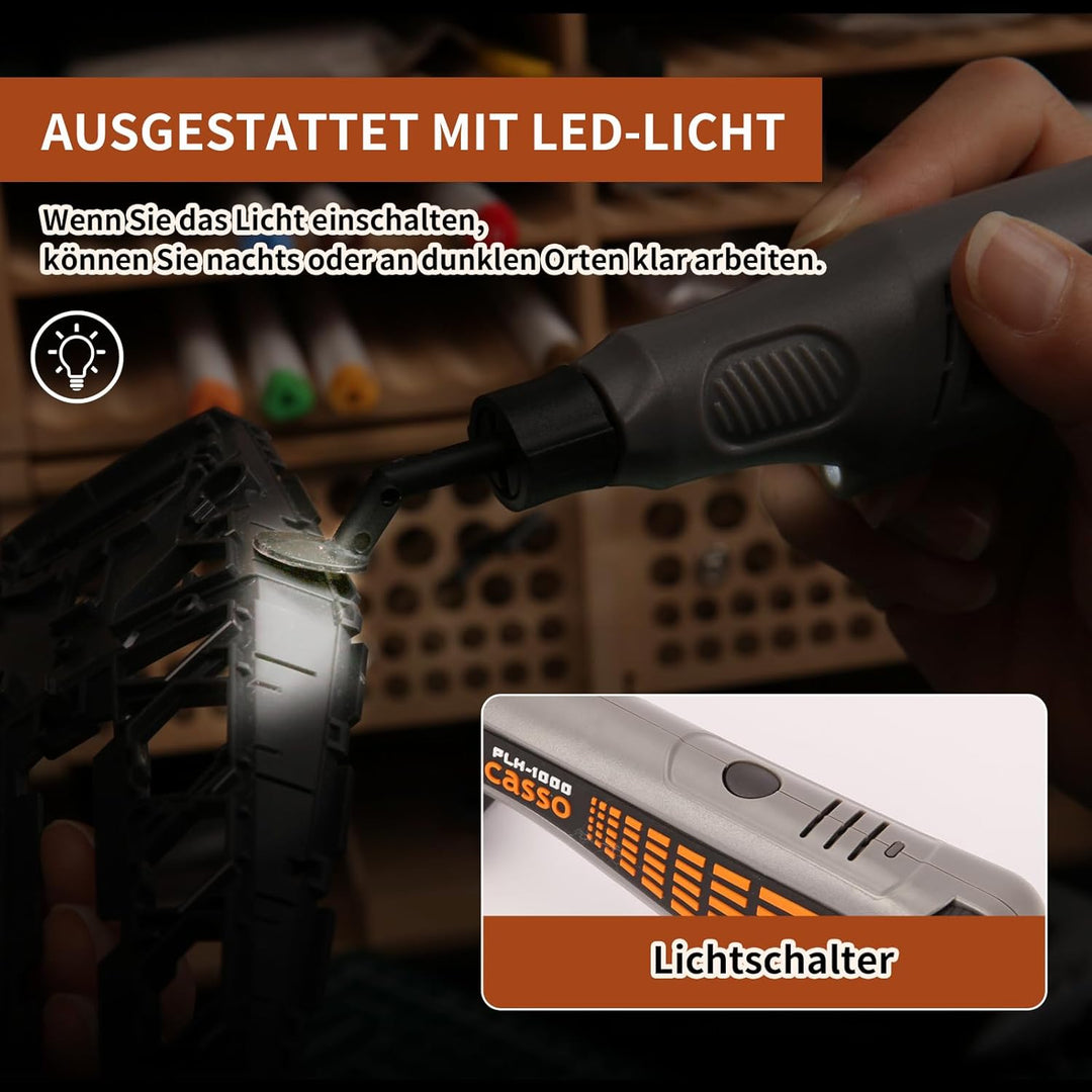 Schnurloser Stiftschleifer, variable Geschwindigkeit, Mehrzweck-Elektrowerkzeug zum Schleifen, Polie
