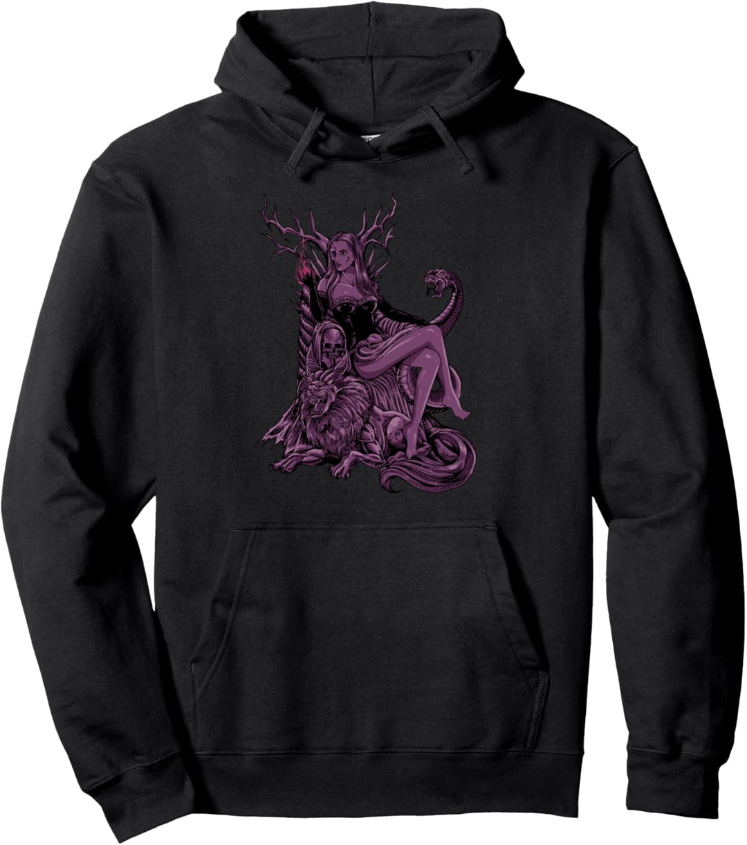 Wikinger Totengöttin Hel Pullover Hoodie