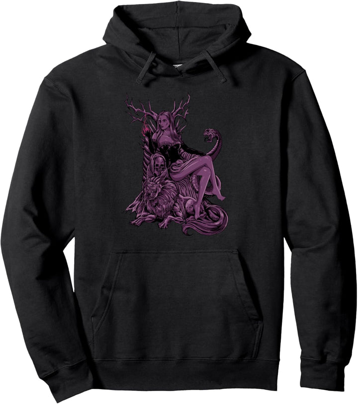 Wikinger Totengöttin Hel Pullover Hoodie
