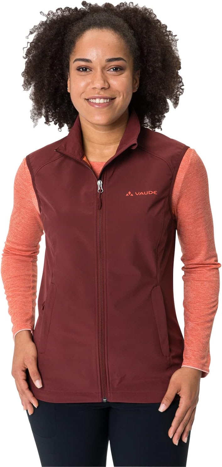 VAUDE Women's Hurricane Vest III 38 dark cherry, 38 dark cherry