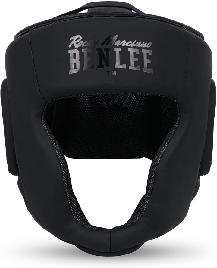 BENLEE Kopfschutz aus Kunstleder Black Label Caesar Schwarz S/M, Schwarz S/M