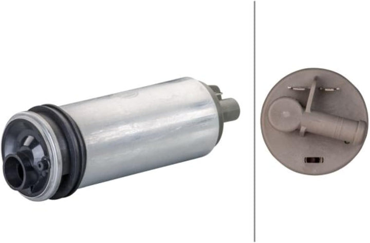 HELLA 8TF 358 106-271 Schlingertopf, Kraftstoffpumpe - elektrisch - 2-polig - ohne Dichtung/ohne Tan