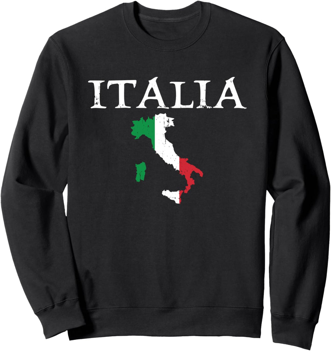 Italia Italien Stiefel Karte Sweatshirt