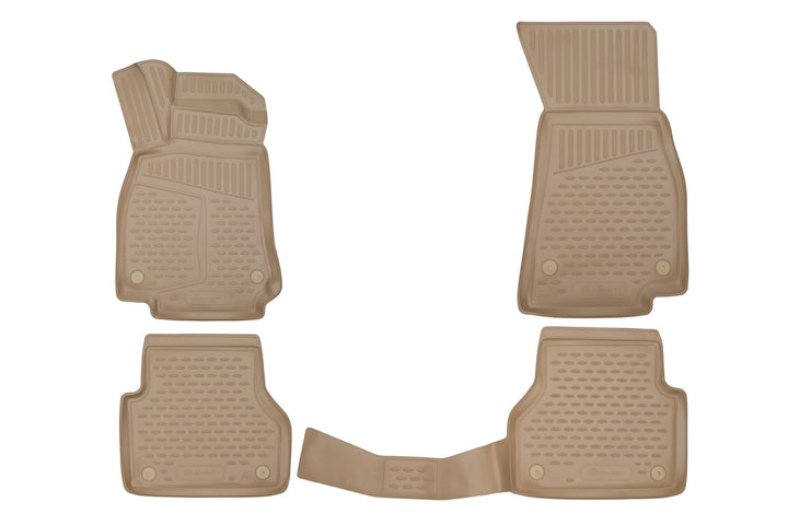 Element Passgenaue Premium 3D Gummimatten Fussmatten passend für Honda CR-V, 2012->, 4 TLG. (beige)