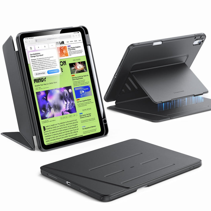 ESR Hülle für iPad Air 11 Zoll (2025/2024), iPad Air 7./5./4. Generation (2022/2020), Vertikale Stan
