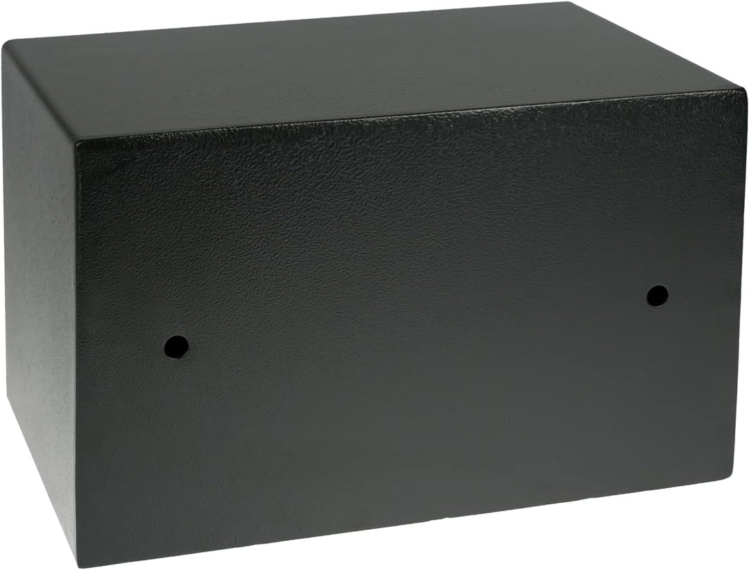 HMF 49200-02 Tresor Möbeltresor Doppelbartschloss, 31,0 x 20,0 x 20,0 cm, schwarz 31 x 20 x 20 cm Sc