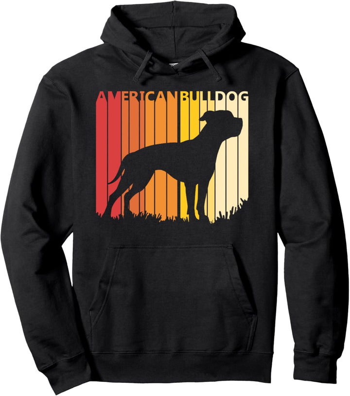 American Bulldog Hund Pullover Hoodie