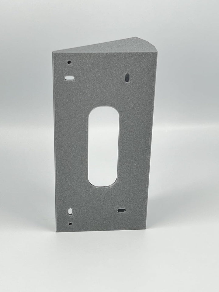 XONI Gehäuse mit Winkel 30 °, Grau metallic, kompatibel mit Comelit Quad Videotelefon, BT30-QUADRA30