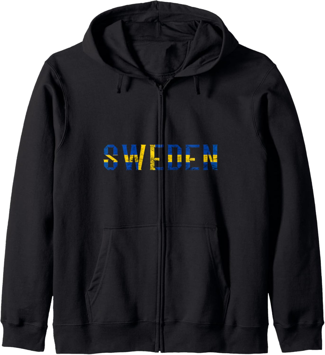 Sweden Schweden Flagge Sverige Schwede Schwedischer Stolz Kapuzenjacke