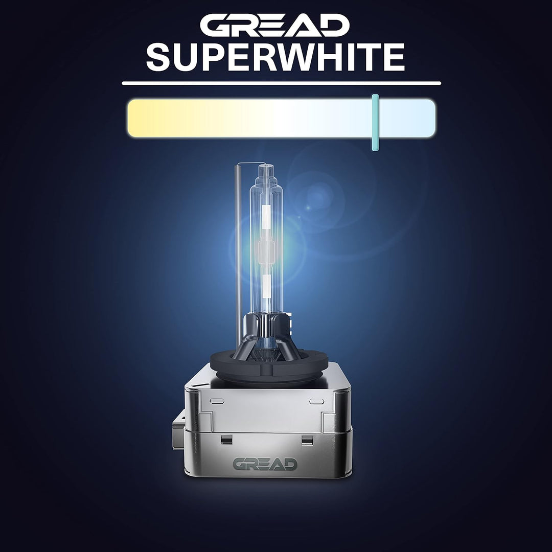 Gread D3S Xenon Brenner 2 Stück - 6000k 35W - für Xenon Auto Scheinwerfer Lampe passgenau und lange