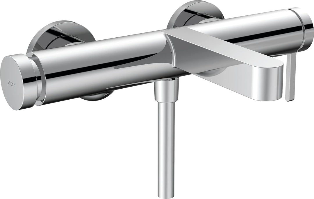 hansgrohe Wannenarmatur Finoris, Aufputz Badarmatur für 2 Funktionen, Chrom Chrom Wanne, Chrom Wanne
