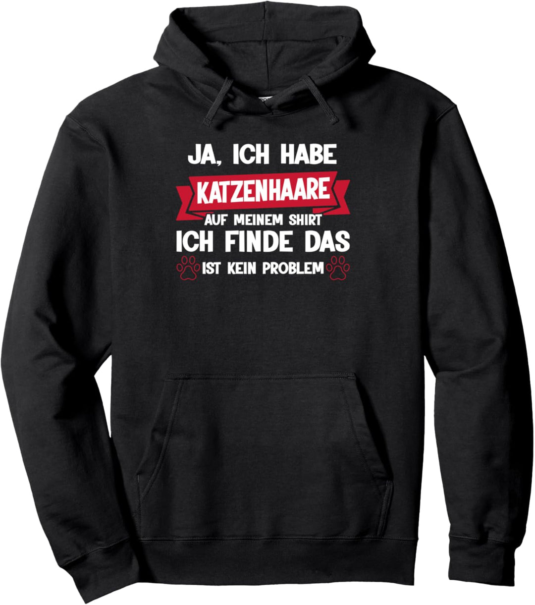 Katze Katzen Katzenhalter Pullover Hoodie