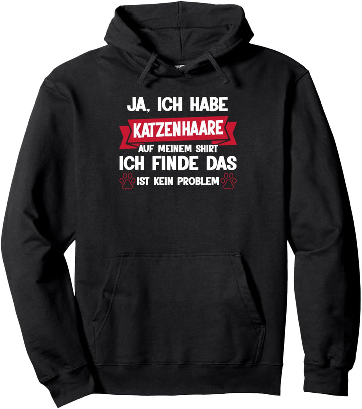 Katze Katzen Katzenhalter Pullover Hoodie