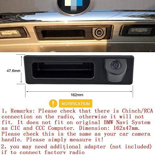 LeHang CCD Color Car Rückfahrkamera Rückfahrkamera für BMW 3er 5er BMW X5 X1 E82 E88 E84 E90 E91 E92