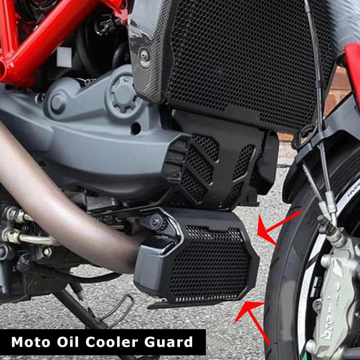 Motorrad Ölkühlerschutz Für Ducati Hypermotard 950 RVE 2020-2023 Hypermotard 950/SP 2019-2023 Hyperm