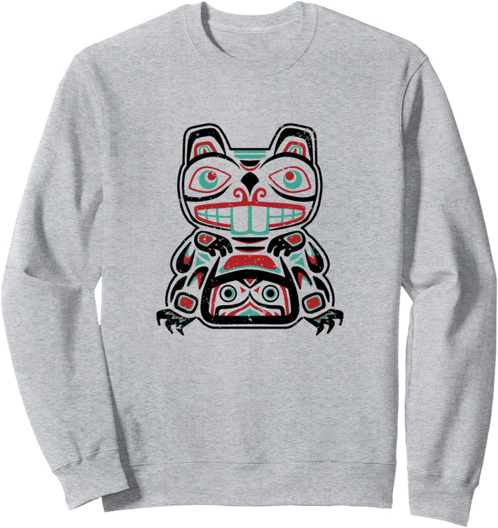 Indianer Biber Astrologisches Zeichen Tierkreiszeichen India Sweatshirt