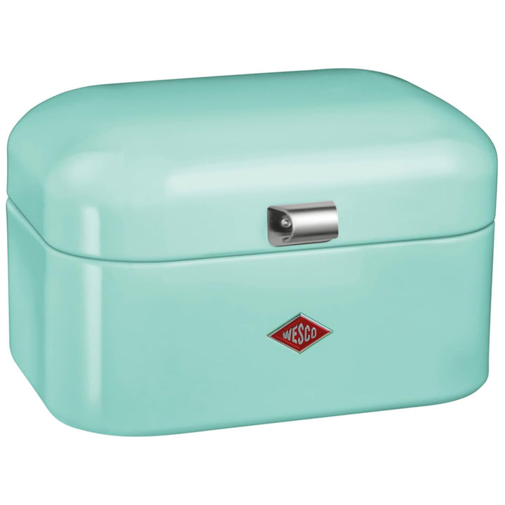 WESCO Single Grandy Brotkasten in der Farbe mint grün, pulverbeschichtetes Stahlblech, Lüftungslöche
