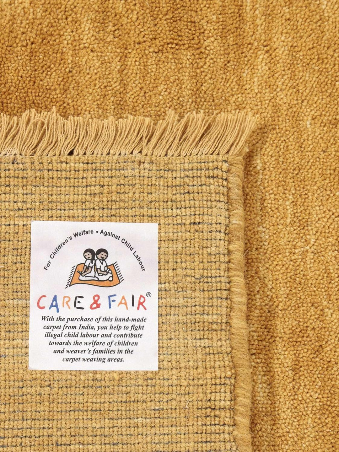 RugVista, Handloom Fringes, Teppich, Mittelflor, 100 x 160 cm, Rechteckiger, Wolle, Flur, Schlafzimm