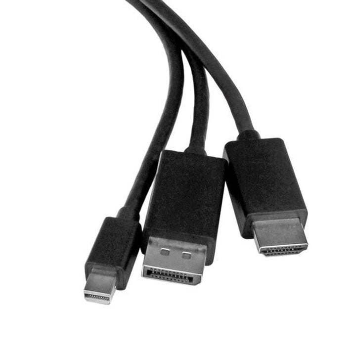 StarTech.com 2m HDMI, DisplayPort oder Mini DisplayPort auf HDMI Konverter Kabel, HDMI, DP oder Mini