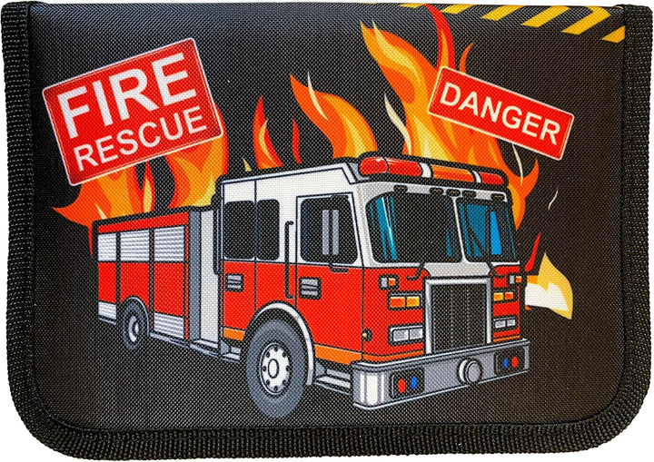 Goldkids Feuerwehr Firefighters Schulranzen Grundschule ergonomischer Ranzen Federmappe Federtasche