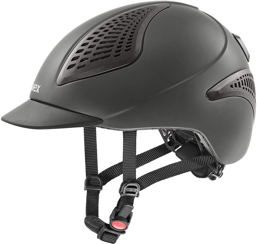 Uvex Reithelm exxential II LED anthrazit 52-55 cm, 52-55 cm