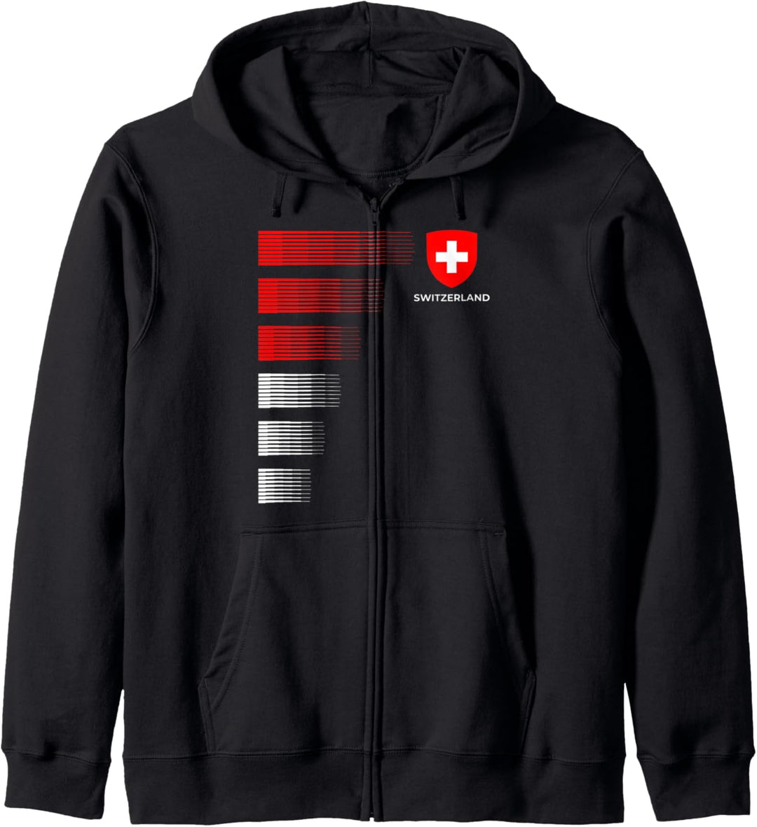 Schweizer Flagge Emblem - Swiss Pride Ancestry Heritage Kapuzenjacke