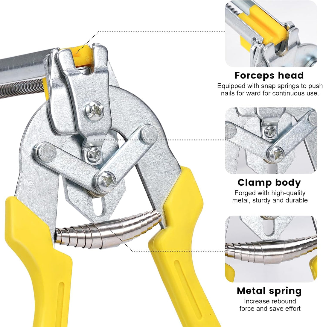 Drahtbefestigungszange, E Typ Drahtbefestigungszange, Zaunzange Rapid mit 2400 M NäGeln zum Reparier