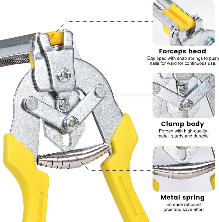 Drahtbefestigungszange, E Typ Drahtbefestigungszange, Zaunzange Rapid mit 2400 M NäGeln zum Reparier