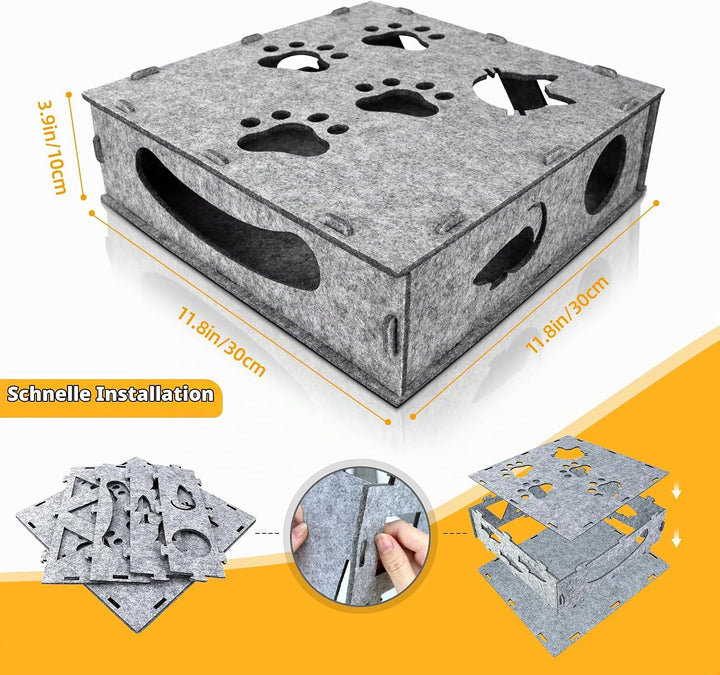 30 * 30 * 10CM Interaktives Katzenspielzeug Filz-Katzenspielzeug，Katzenspielzeug Interaktiv Katzen Z