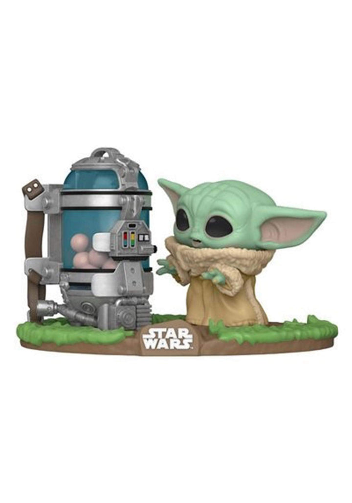 Funko Pop! Deluxe: Star Wars: The Mandalorian - Grogu (The Child, Baby Yoda) mit Canister - Vinyl-Sa