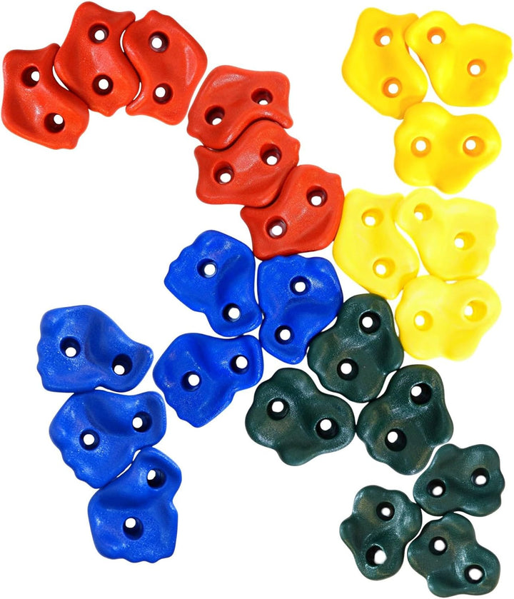 Loggyland Klettersteine für Kletterwand 24er Set, 24er Set
