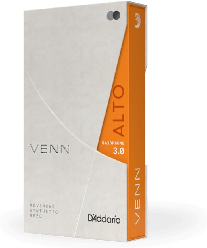 D'Addario VENN Blatt für Altsaxophon, G2, Stärke 3.0 Strength 3.0, Strength 3.0
