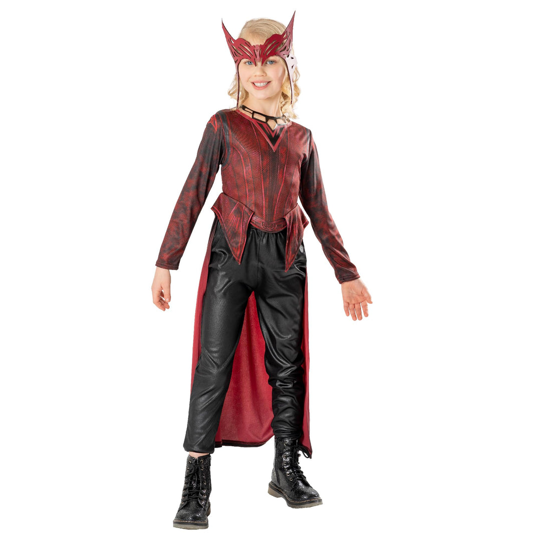 Rubies Offizielles Marvel Dr. Strange in the Multiverse of Madness Scarlett Hexe Deluxe Kinderkostüm