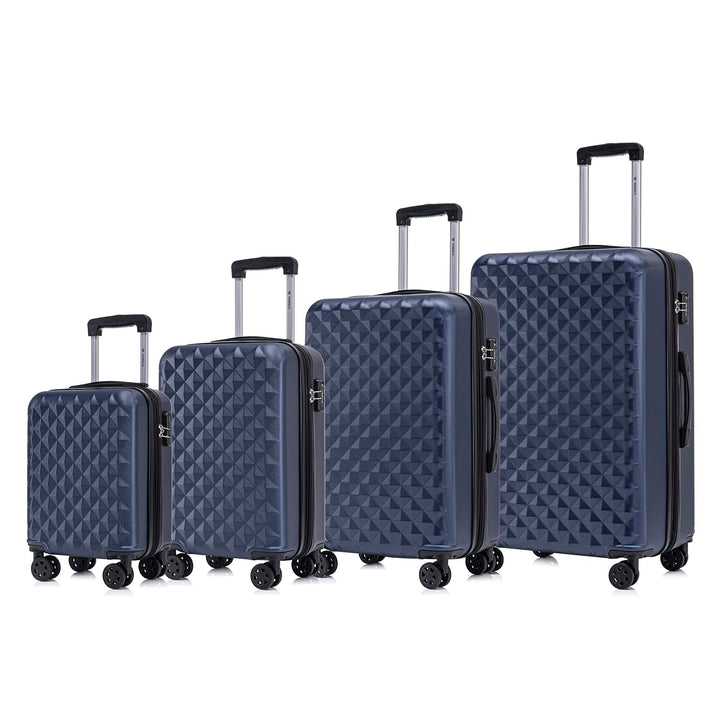 Reisekoffer Suitcase, Erweiterbarer Hartschalenkoffer Trolley mit TSA-Schloss und hochwertigem YKK-R