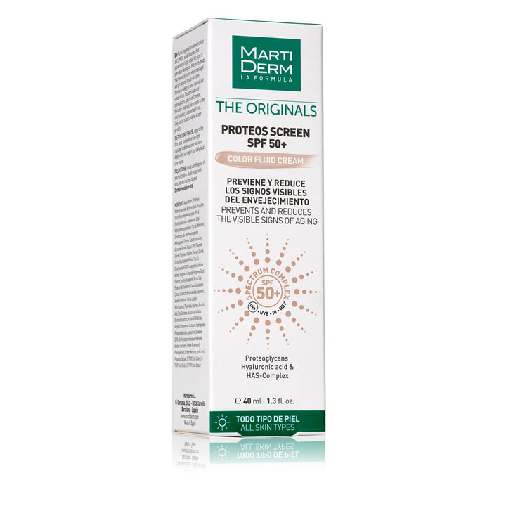 MARTIDERM PROTEOS SCREEN SPF50+ + FARBFLÜSSIGKEITSCREME 40 ML