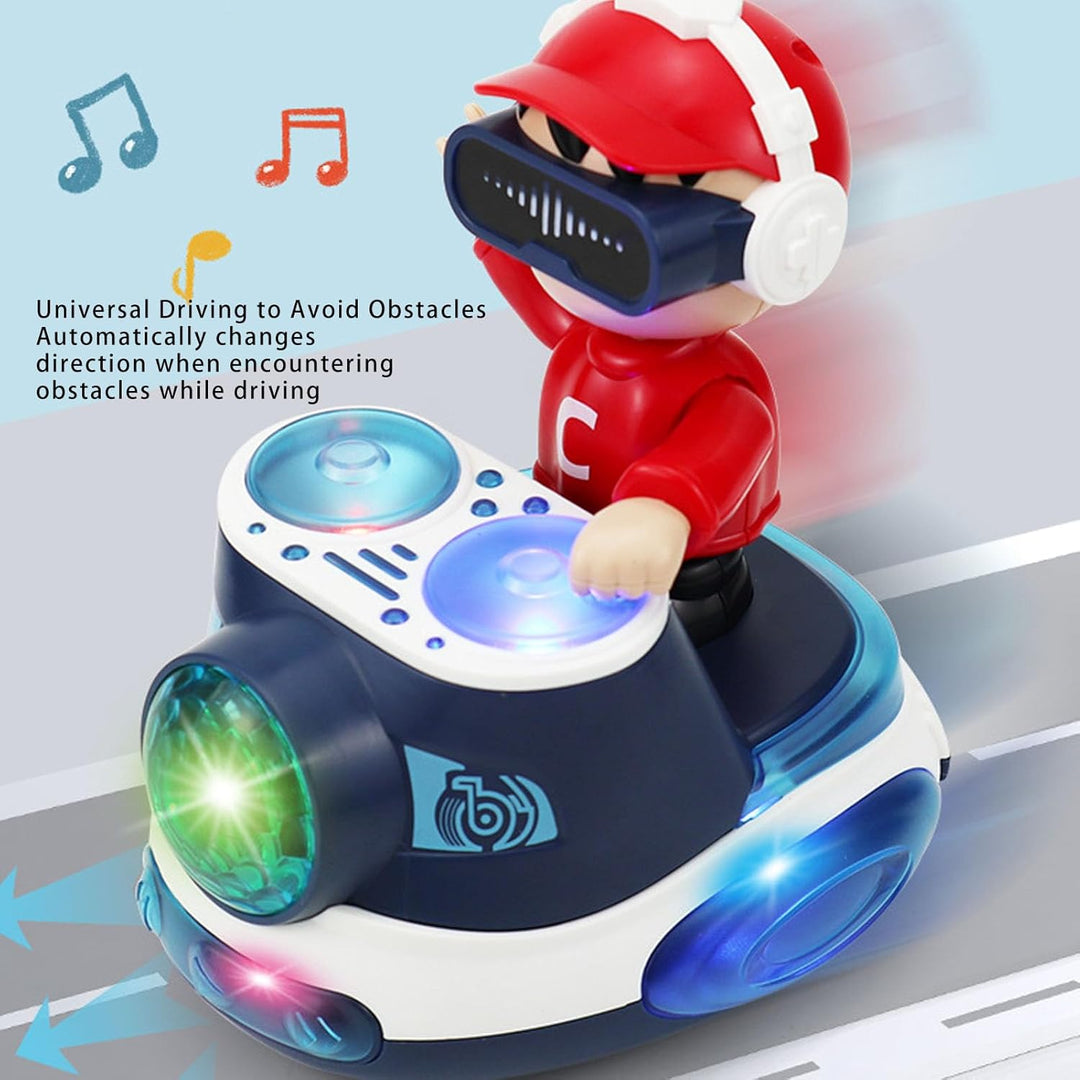DJ Hüpfendes Beat-Spielzeug, Rock Boy DJ Hüpfen, Automatische Bewegung, Fröhliche Musik, Coole Licht