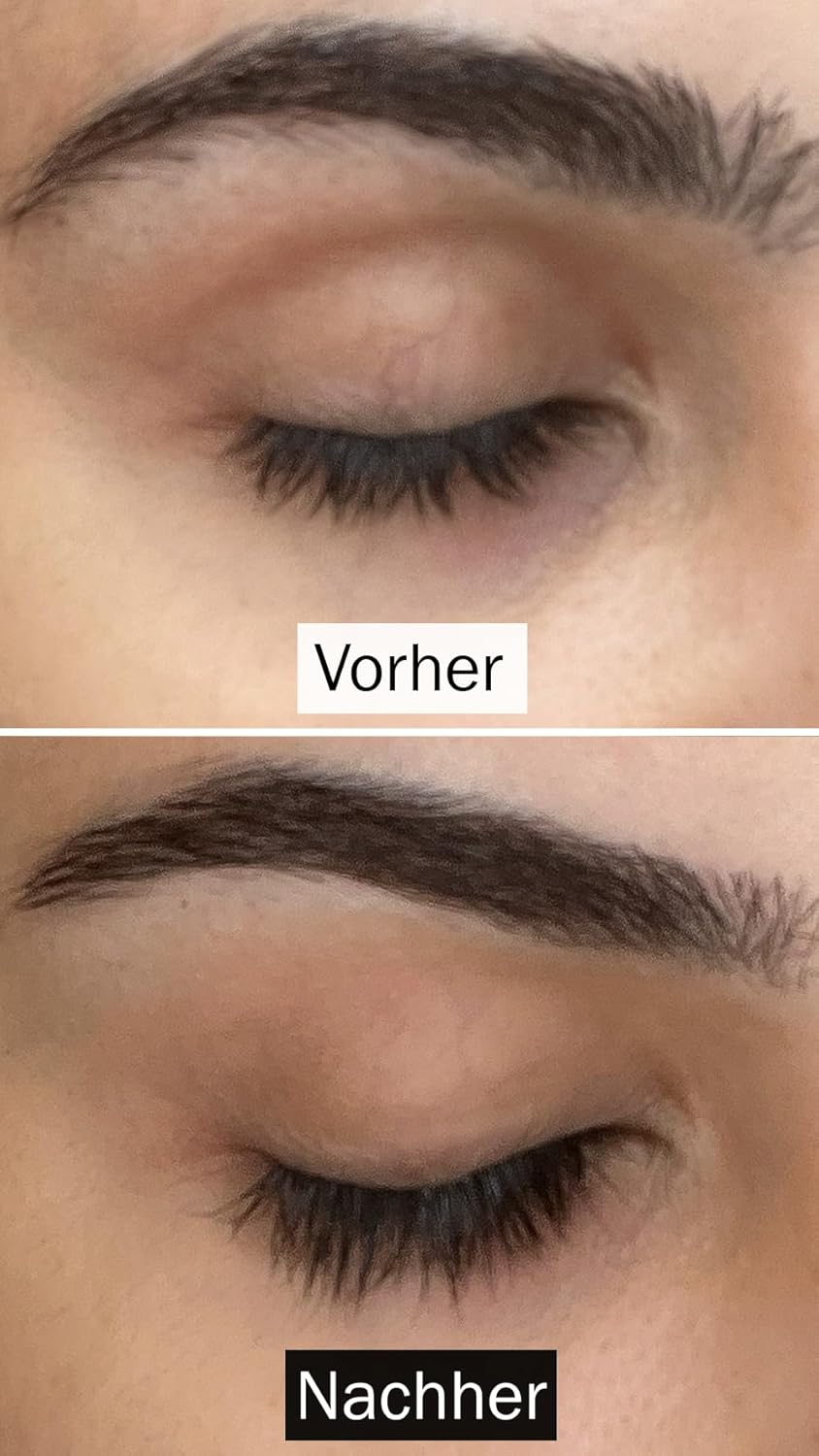 Wimpern- und Augenbrauenserum | Ohne Hormone, 100% natürlich, vegan, mit patentiertem Inhaltsstoff,