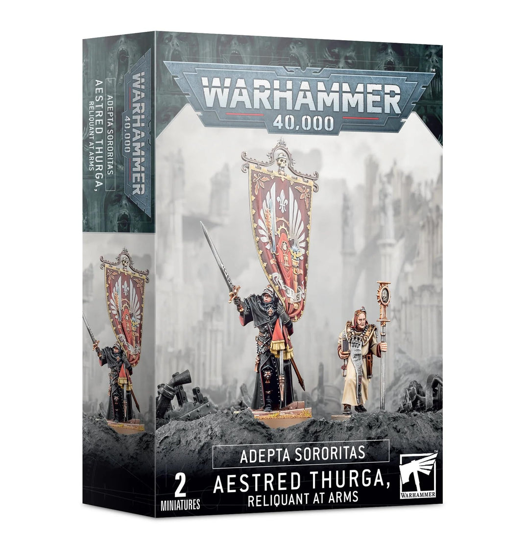 Games Workshop - Warhammer 40.000 - Adepta Sororitas: Aestred Thurga Relinquant At Arms, Schwarz
