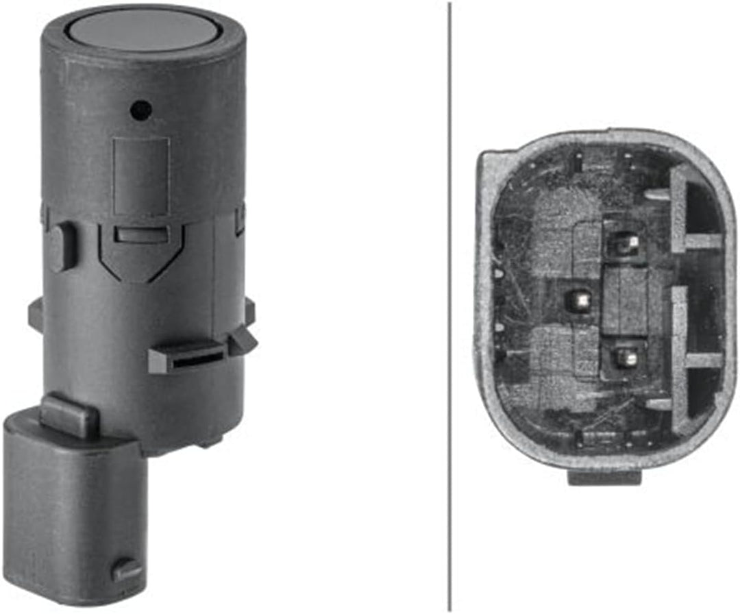 HELLA 6PX 358 141-731 Sensor, Einparkhilfe - 3-polig - gesteckt - überlackierbar