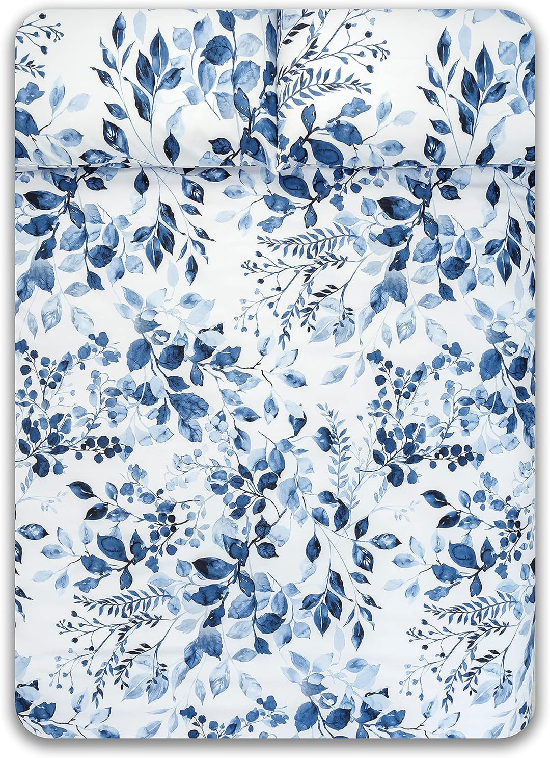 COTTON ARTean Bettwäsche-Set, Blau, 135 x 190/200 cm, hypoallergen. Cama 135 X 190/200 Blau, Cama 13