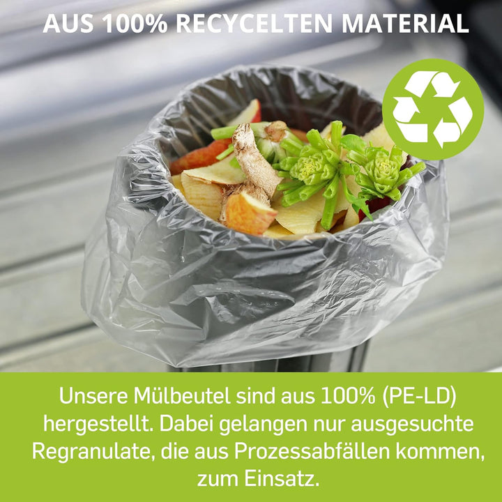 40 Rollen im Karton á 50 Abfallbeutel (2000 Stück), 20 Liter, absolut robust und stabil, 450x540mm,